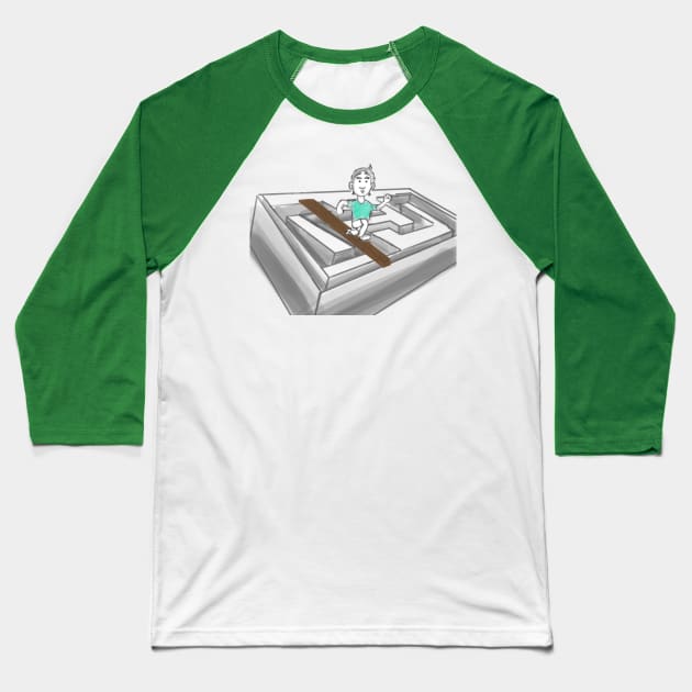 shortcuts Baseball T-Shirt by al7addad